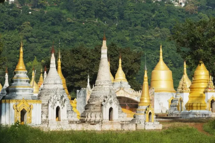Framed Print : Nget Pyaw Taw Pagoda, Pindaya, Myanmar (Burma), Asia Framed Print : Nget Pyaw Taw Pagoda, Pindaya, Myanmar (Burma), Asia