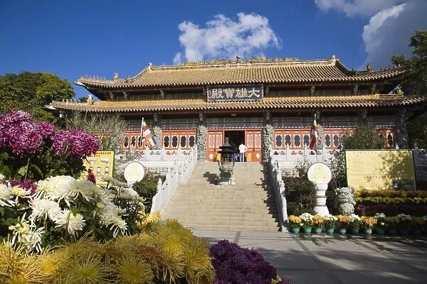 Ngong Ping, Po Lin Buddhist Monastery and temple complex, Lantau Island