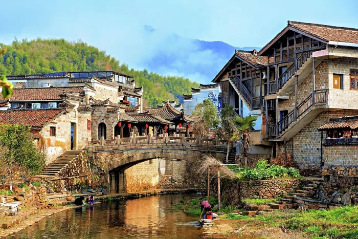 Framed Print : Nianbadu ancient town, Jiangshan City, Zhejiang Province, China Framed Print : Nianbadu ancient town, Jiangshan City, Zhejiang Province, China
