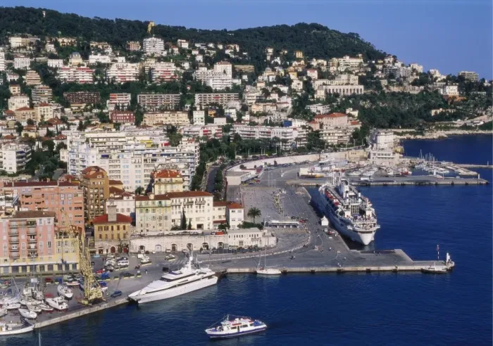 Framed Print : Nice Harbour, Cote d Azur, France Framed Print : Nice Harbour, Cote d Azur, France