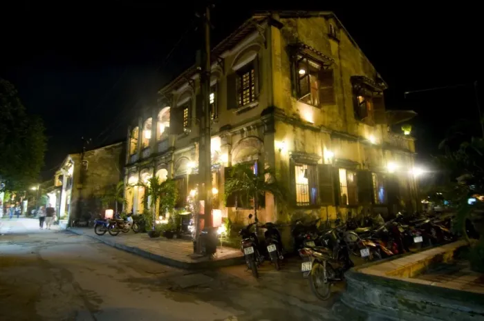 Framed Print : Night shot of colonial houses, Hoi An, Vietnam, Indochina, Southeast Asia, Asoa Framed Print : Night shot of colonial houses, Hoi An, Vietnam, Indochina, Southeast Asia, Asoa