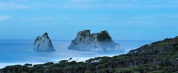Night at Wharariki Beach on west coast of South Island, Nelson, South Island, New Zealand