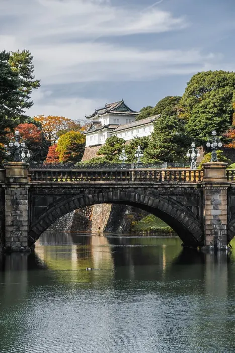 Framed Print : Nijubashi bridge over the moat and a guard tower in the Imperial Palace of Tokyo in autumn, Tokyo, Honshu, Japan, Asia Framed Print : Nijubashi bridge over the moat and a guard tower in the Imperial Palace of Tokyo in autumn, Tokyo, Honshu, Japan, Asia