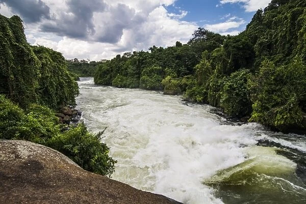 Nile Falls near Jinja, Uganda, East Africa, Africa