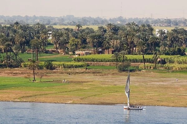 The Nile, Luxor, Thebes, Middle Egypt, Egypt, North Africa, Africa