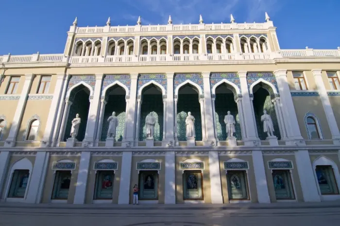 Framed Print : Nizami Museum of Azerbaijan Literature, Baku, Azerbaijan, Central Asia, Asia Framed Print : Nizami Museum of Azerbaijan Literature, Baku, Azerbaijan, Central Asia, Asia