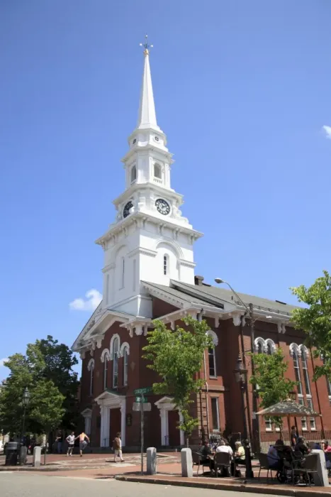 Framed Print : North Church, Portsmouth, New Hampshire, New England, United States of America Framed Print : North Church, Portsmouth, New Hampshire, New England, United States of America