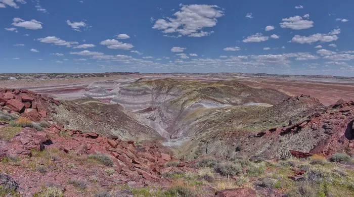 Framed Print : North East Branch of Haystack Mesa in Petrified Forest National Park, Arizona, United States of America, North America Framed Print : North East Branch of Haystack Mesa in Petrified Forest National Park, Arizona, United States of America, North America