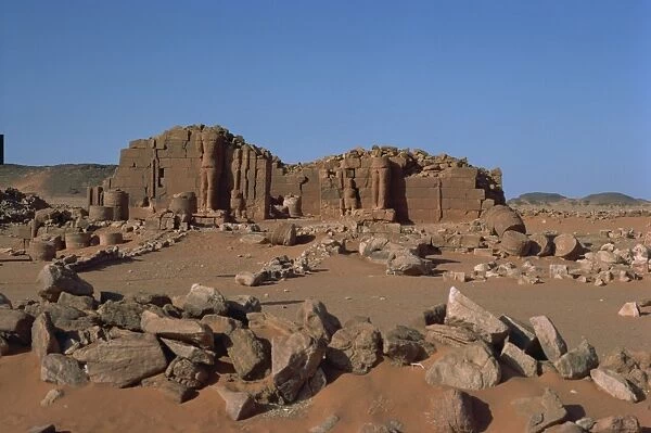 North East temple, Musawwarat es Sofra, Es Sofra, Sudan, Africa