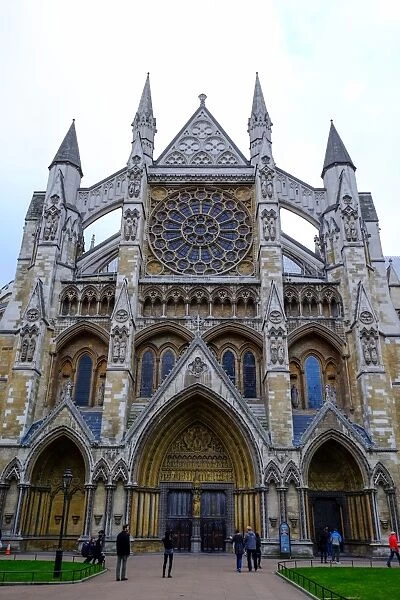 North entrance of Westminster Abbey, London, England, United Kingdom, Europe
