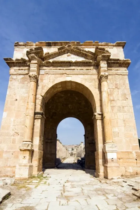 Framed Print : North Gate, Jerash (Gerasa) a Roman Decapolis city, Jordan, Middle East Framed Print : North Gate, Jerash (Gerasa) a Roman Decapolis city, Jordan, Middle East