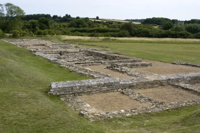 Framed Print : North Leigh Roman villa, the remains of a large manor house dating from the 1st to 3rd century AD, North Leigh, Oxfordshire, England, United Kingdom, Europe Framed Print : North Leigh Roman villa, the remains of a large manor house dating from the 1st to 3rd century AD, North Leigh, Oxfordshire, England, United Kingdom, Europe