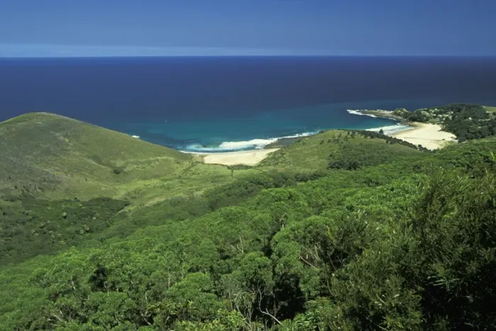 Framed Print : North and South Era Beaches at the worlds second oldest national park dating from 1879
