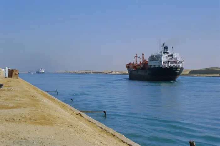 Framed Print : Northbound freighter on the Suez Ship Canal, Suez, Egypt, North Africa Framed Print : Northbound freighter on the Suez Ship Canal, Suez, Egypt, North Africa