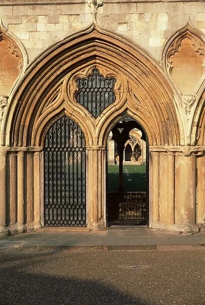 Norwich cathedral cloisters, dating from 13th to 15th centuries, Norwich