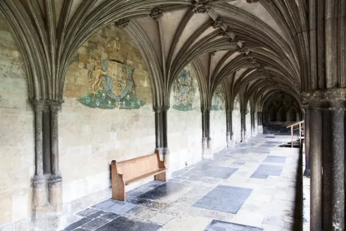 Framed Print : Norwich Cathedral Cloisters, Norwich, Norfolk, England, United Kingdom, Europe Framed Print : Norwich Cathedral Cloisters, Norwich, Norfolk, England, United Kingdom, Europe