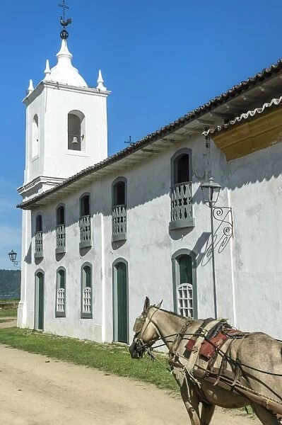 Nossa Senhora das Dores Chapel, Paraty, Rio de Janeiro State, Brazil, South America