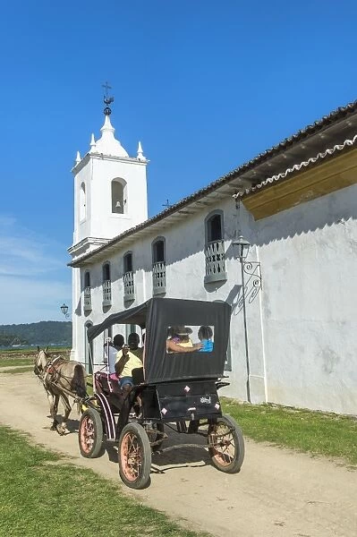 Nossa Senhora das Dores Chapel, Paraty, Rio de Janeiro state, Brazil, South America