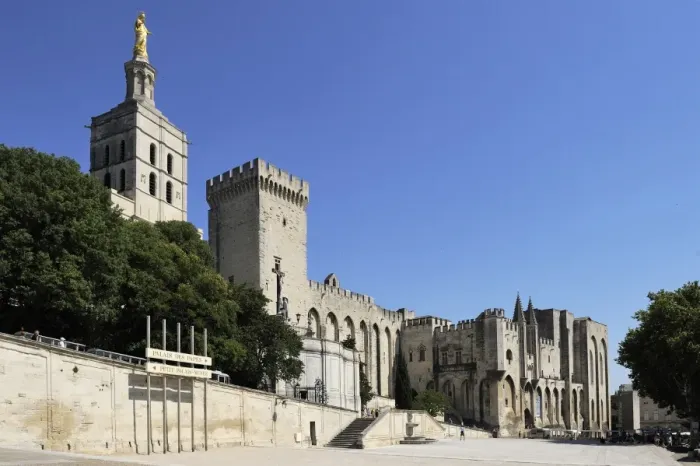 Framed Print : Notre Dame des Doms Cathedral and Palais des Papes (Papal Palace), UNESCO World Heritage Site Framed Print : Notre Dame des Doms Cathedral and Palais des Papes (Papal Palace), UNESCO World Heritage Site