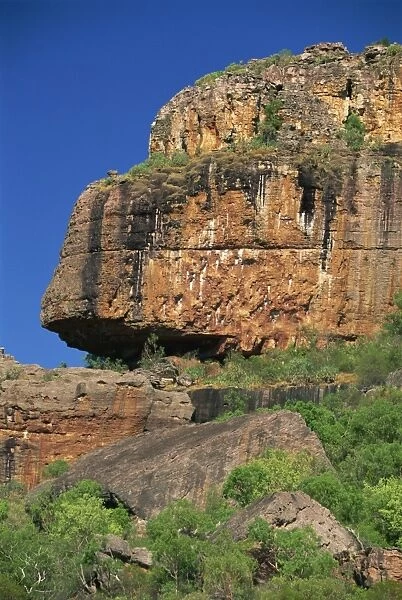 Nourlangie Rock, sacred Aboriginal shelter and rock art site, Kakadu National Park