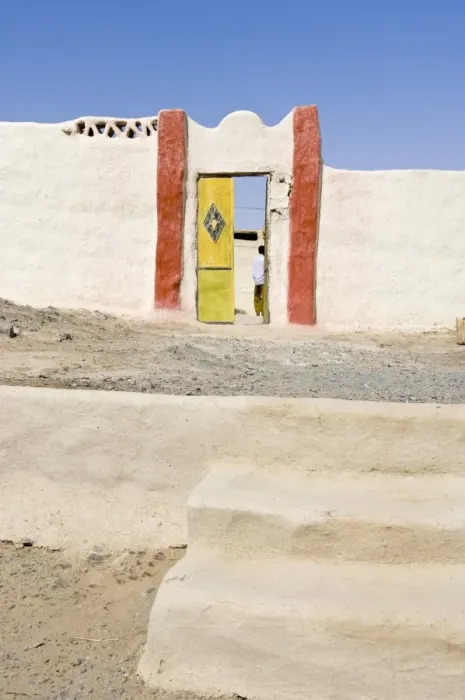 Framed Print : Nubian house in the oasis of Sesibi Framed Print : Nubian house in the oasis of Sesibi