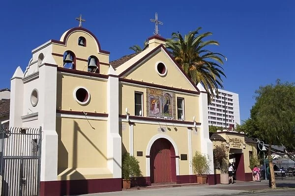 Nuestra Senora Reina de Los Angeles church, El Pueblo de Los Angeles Historical Monument
