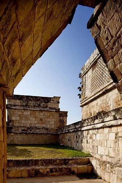 The Nunnery Quadrangle, Uxmal, UNESCO World Heritage Site, Yucatan, Mexico, North America