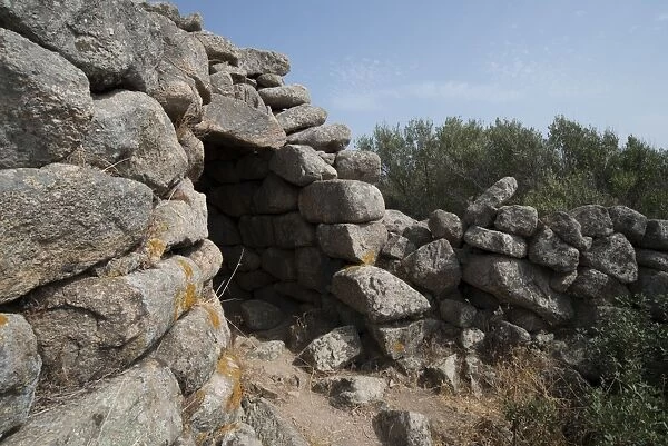 Nuraghe Tuttusoni, one of the Nuraghic ruins in the province of Gallura, Sardinia