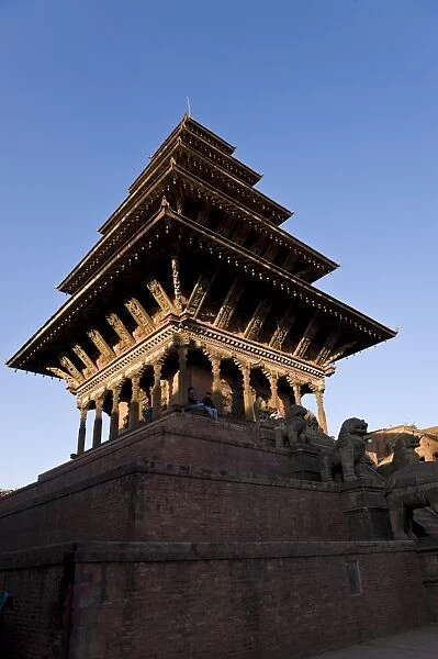 Nyatapola, Bhaktapur, UNESCO World Heritage Site, Kathmandu Valley, Nepal, Asia