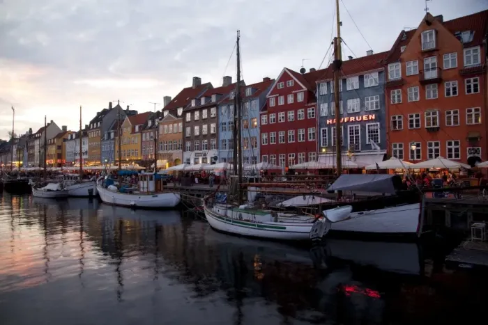 Framed Print : Nyhavn at dusk, Copenhagen, Denmark, Scandinavia, Europe Framed Print : Nyhavn at dusk, Copenhagen, Denmark, Scandinavia, Europe