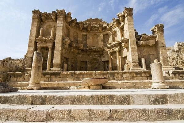 The Nymphaeum, Jerash (Gerasa), a Roman Decapolis City, Jordan, Middle East