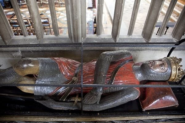 Oak effigy of Robert, Duke of Normandy, died 1134, son of William the Conqueror