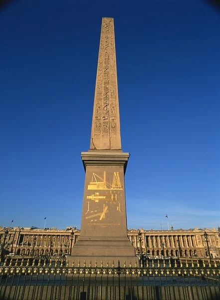 The Obelisk in Place de la Concorde, Paris, France, Europe