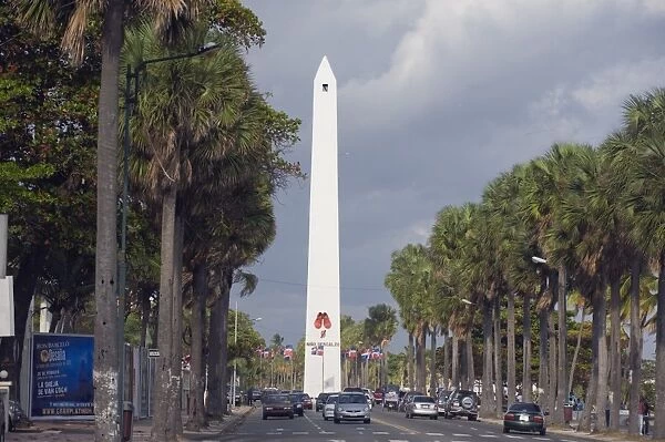Obelisk, Santo Domingo, Dominican Republic, West Indies, Caribbean, Central America