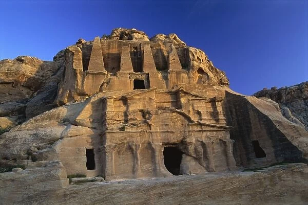 Obelisk tomb and Bab Es-Siq Tricinium tomb, Petra, UNESCO World Heritage Site