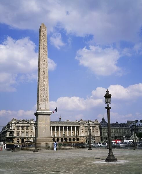 Obelisque, the oldest monument in the city, Place de la Concorde, Paris, France, Europe