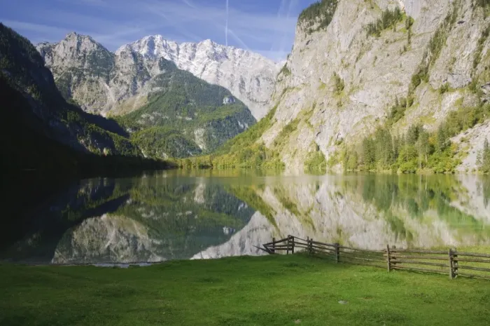 Framed Print : Obersee and Watzmann, Berchtesgaden National Park, Bavaria, Germany, Europe