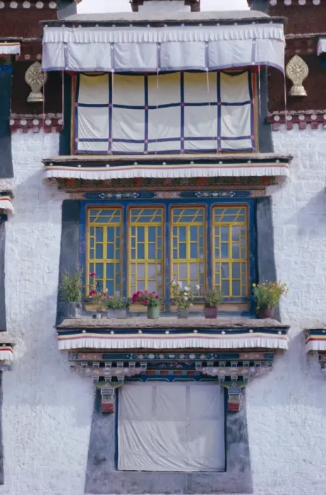 Framed Print : Occupied part of Drepung lamasery (monastery), Tibet, China, Asia Framed Print : Occupied part of Drepung lamasery (monastery), Tibet, China, Asia