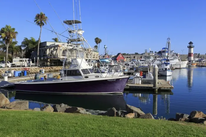 Framed Print : Oceanside Harbor Village, City of Oceanside, California, United States of America, North America Framed Print : Oceanside Harbor Village, City of Oceanside, California, United States of America, North America
