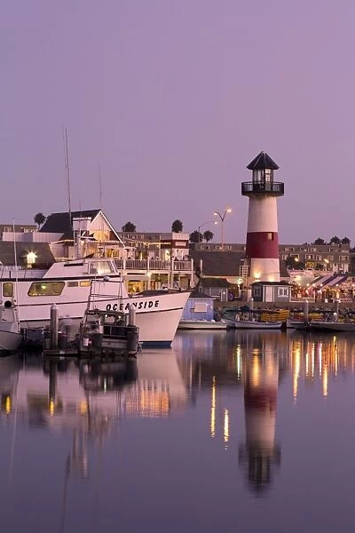 Oceanside Harbor Village Lighthouse, City of Oceanside, California, United States of America, North America