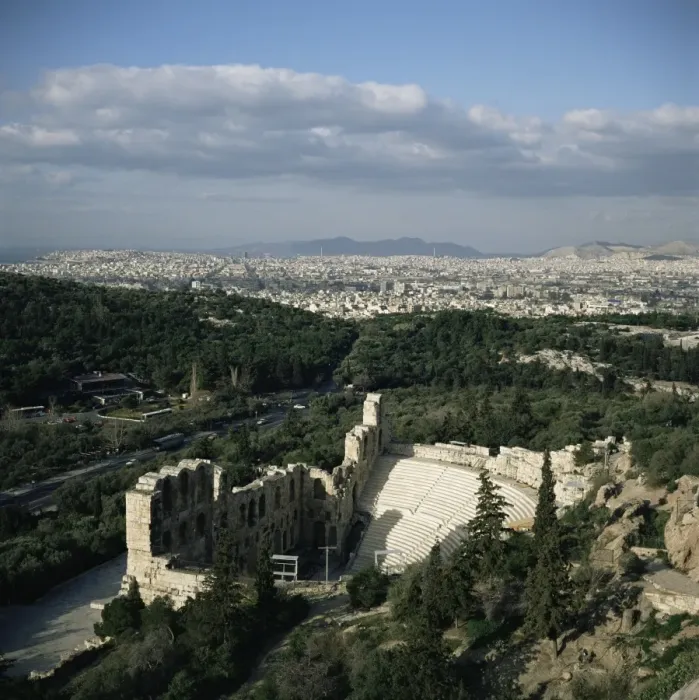 Framed Print : Odeon of Herodes Atticus 161AD Framed Print : Odeon of Herodes Atticus 161AD