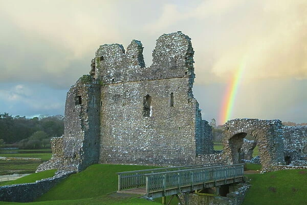 Ogmore Castle, Bridgend, Wales, U. K