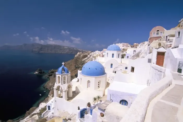 Framed Print : Oia (Ia), island of Santorini (Thira), Cyclades Islands, Aegean, Greek Islands Framed Print : Oia (Ia), island of Santorini (Thira), Cyclades Islands, Aegean, Greek Islands