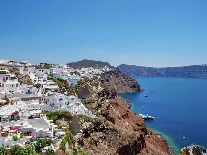 Framed Print : Oia Village and the caldera, Santorini (Thira) Island, Cyclades, Greek Islands, Greece, Europe Framed Print : Oia Village and the caldera, Santorini (Thira) Island, Cyclades, Greek Islands, Greece, Europe