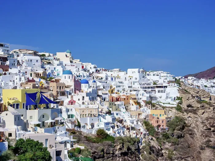 Framed Print : Oia Village, Santorini (Thira) Island, Cyclades, Greek Islands, Greece, Europe Framed Print : Oia Village, Santorini (Thira) Island, Cyclades, Greek Islands, Greece, Europe