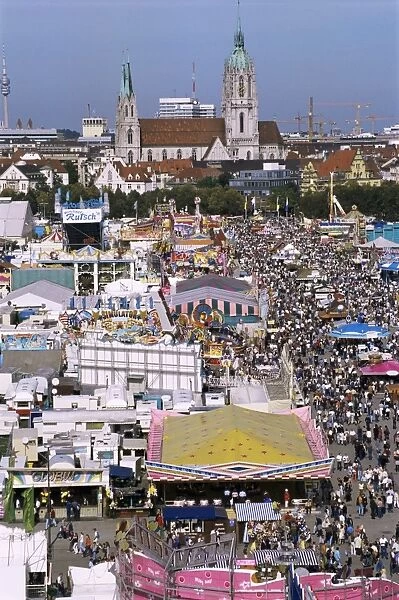 Oktoberfest from above