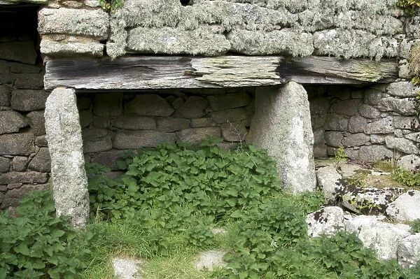 Old abandoned housing on Samson, Isles of Scilly, United Kingdom, Europe
