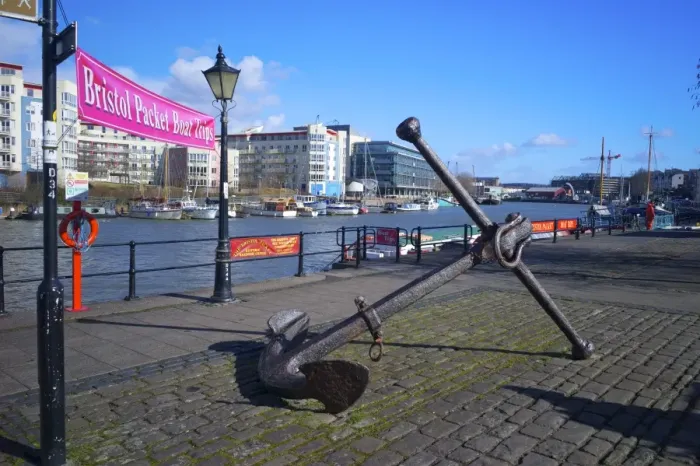 Framed Print : Old anchor on Bristol Harbour, Bristol, England, United Kingdom, Europe Framed Print : Old anchor on Bristol Harbour, Bristol, England, United Kingdom, Europe