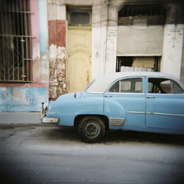 Framed Print : Old blue car, Cienfuegos, Cuba, West Indies, Central America Framed Print : Old blue car, Cienfuegos, Cuba, West Indies, Central America