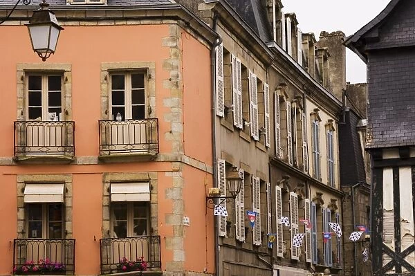 Old buildings in Quimper, Southern Finistere, Brittany, France